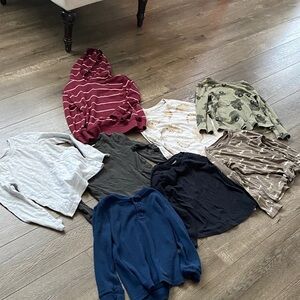 Old Navy Kids' Color and Vehicle Print Long Sleeve Shirts